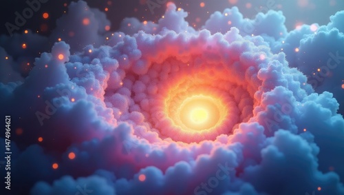 abstract fractal background