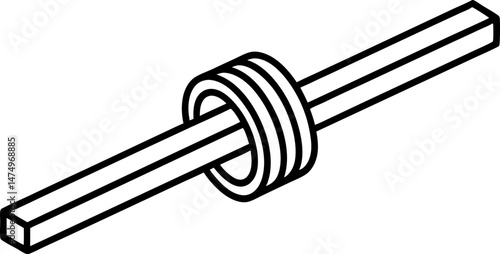 Photos Wire Joint Protector Line Art Vector Illustration
