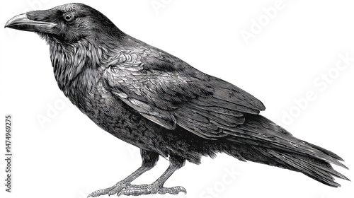 Raven illustration