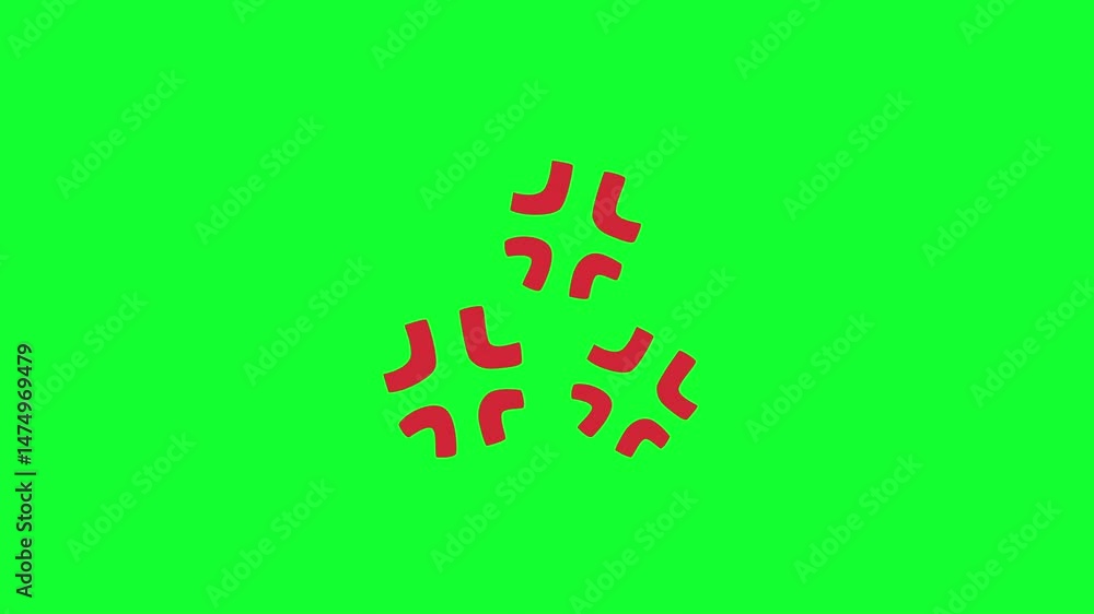 Hand drawn red anger mark, very angry expression, pissed off Hand drawn red anger mark, very angry expression, pissed off