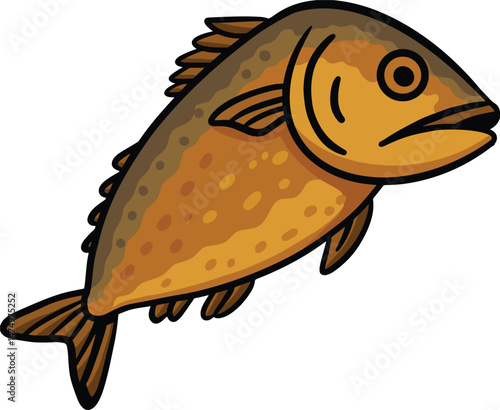 A fun and colorful illustration inspired by classic Thai cuisine. Perfect for food lovers, kitchen decor, or anyone who enjoys the charm of traditional Thai dishes in a playful art style.