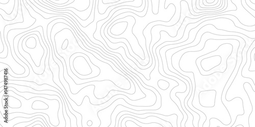 "Futuristic Topographic Mapping with Geometric Strip Grid Lines and Abstract Topography Patterns, Evoking a Sleek and Minimalist Sea Map Design"