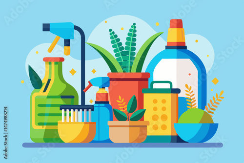 Houseplant Care Supplies and Tools for Home Gardening