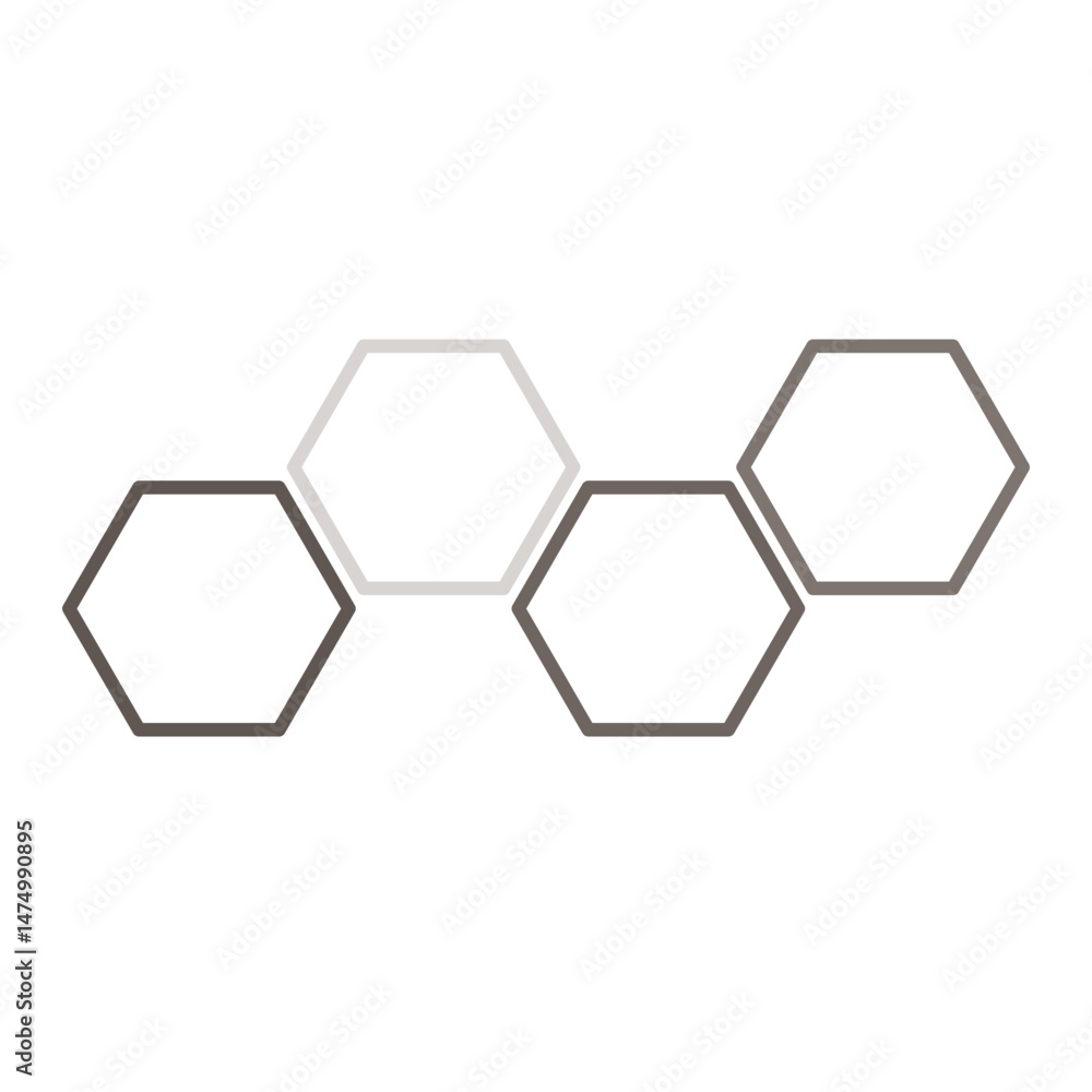 Vector Infographic Business Hexagons Vector Infographic Business Hexagons