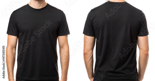 Black t-shirt mockup png download, black shirt mockup front and back, black t shirt mockup png free,  t-shirt mockup psd file free download.