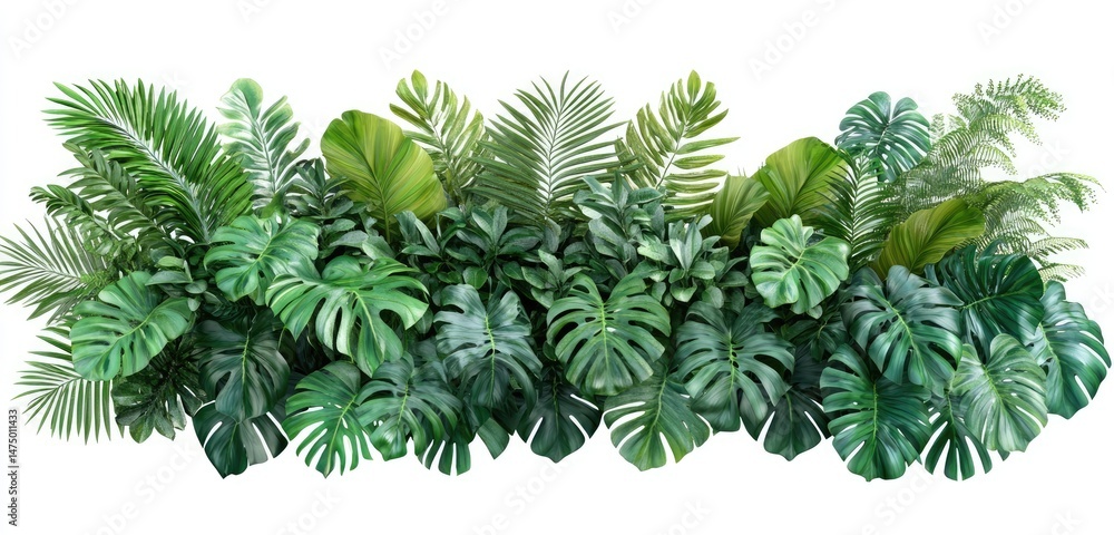 Lush tropical foliage arrangement Lush tropical foliage arrangement