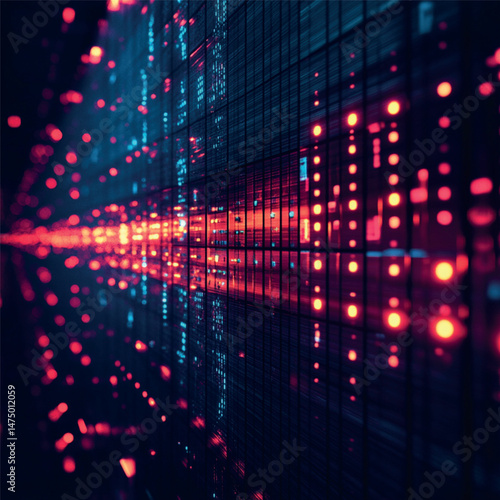 Wallpaper Mural background, abstraction, city, lights, reflection in windows
 Torontodigital.ca