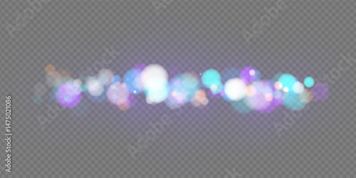 Dynamic urban night bokeh lights neon glow vibrant colors mix scene. Sparkling pattern, reflecting water and city traffic. Modern funky vibe for celebrations and tech themed event banner.