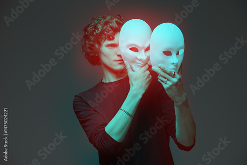 Obraz na plátně choose a suitable mask