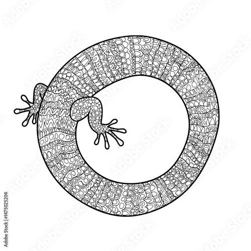 Ornate reptile