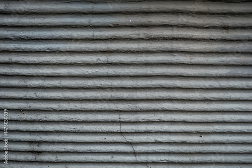 Textured Corrugated Metal Sheet Background