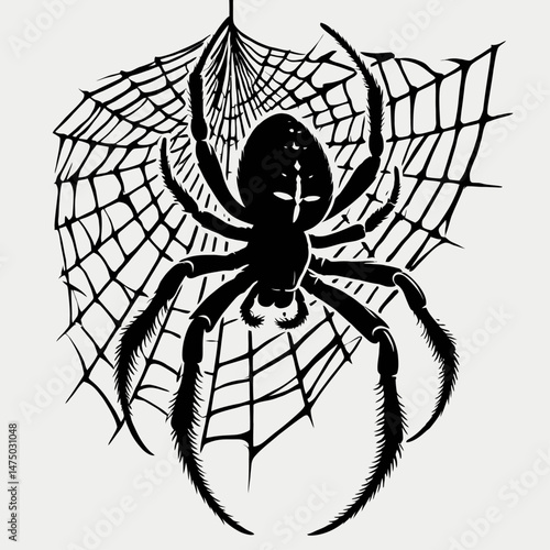 Spider on Its Web