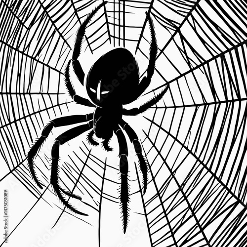 Spider on Its Web