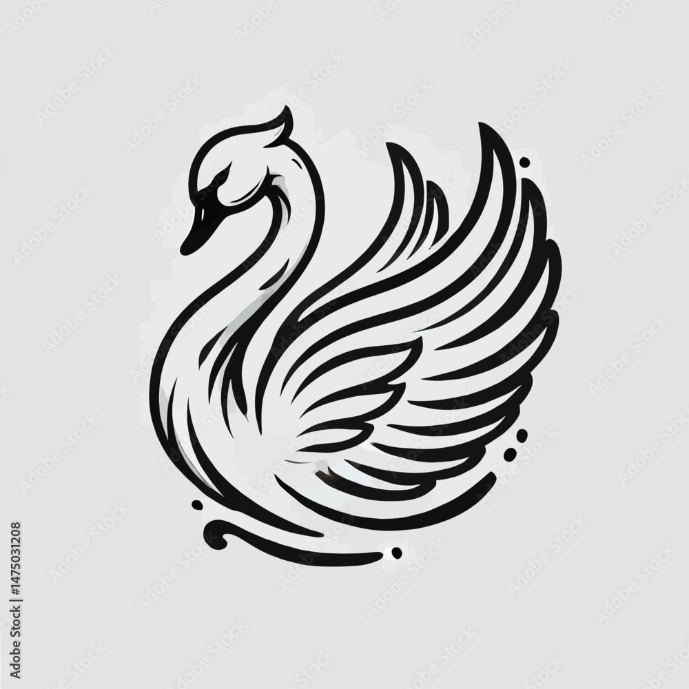 Fototapeta premium Swan