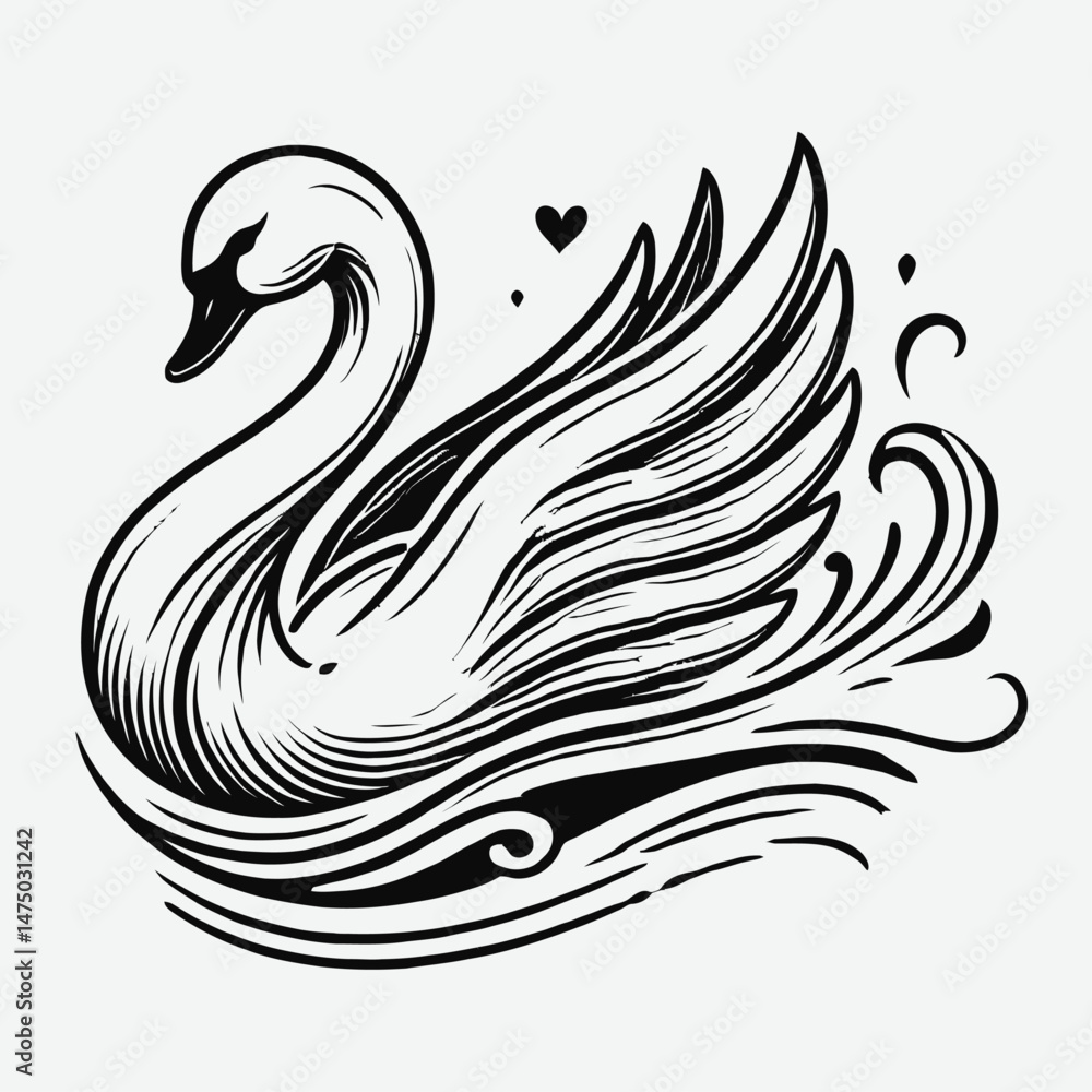 Fototapeta premium Swan