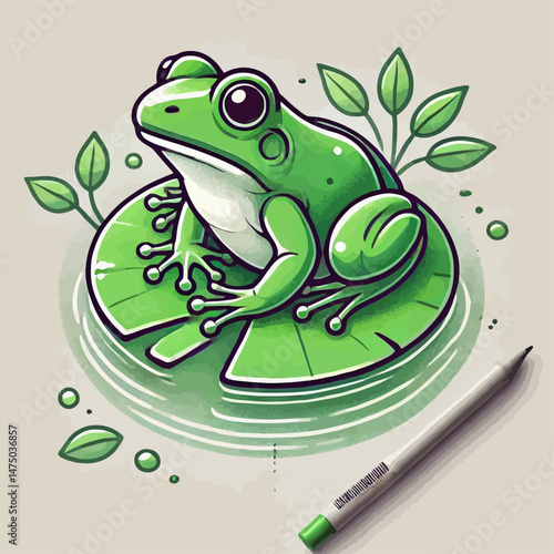 Wallpaper Mural Frog Torontodigital.ca