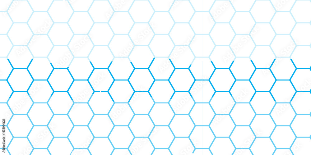 Abstract Blue Hexagonal Pattern with Geometric Texture and Seamless Design Abstract Blue Hexagonal Pattern with Geometric Texture and Seamless Design