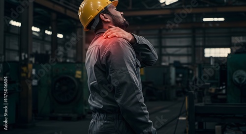 Factory Worker with Shoulder Pain