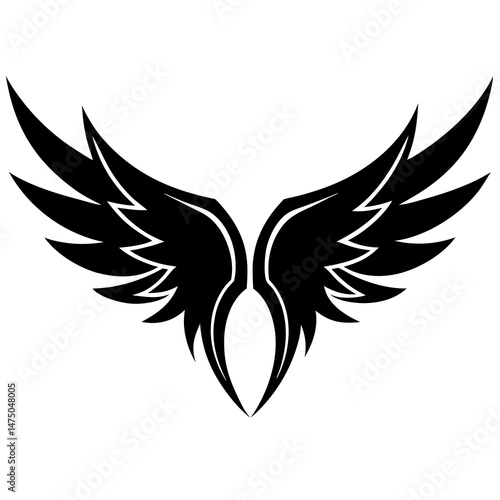 eagle tattoo vector