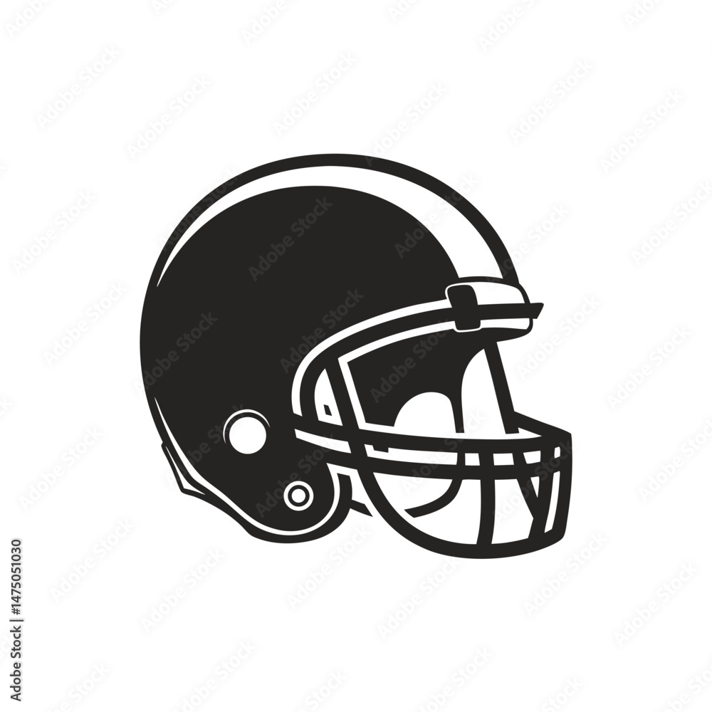 Rugby Helmet Vector art Design illustration Rugby Helmet Vector art Design illustration