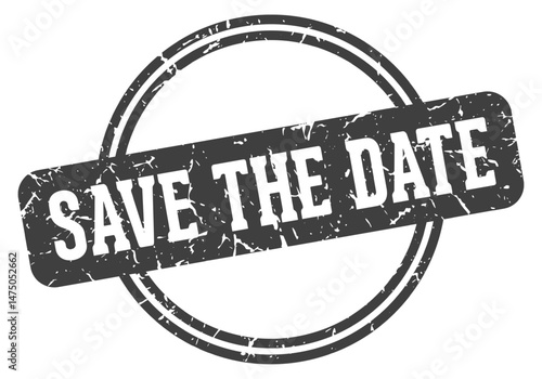 save the date stamp