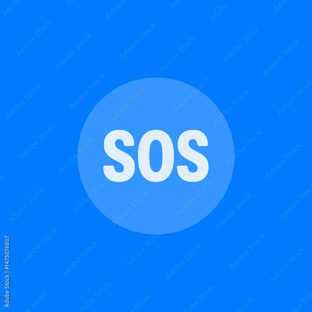 SOS Circle Filled SOS Circle Filled