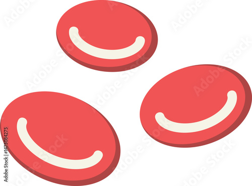 Blood Cells Flat Icon