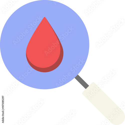 Blood Experiment Flat Icon