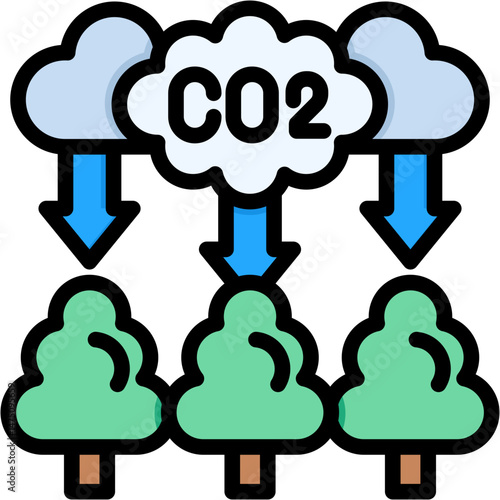 Emission Reduction icon