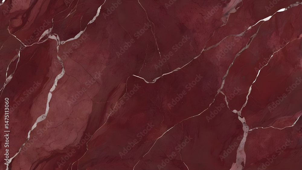 Fototapeta premium Oxblood Marble Stone Texture Background