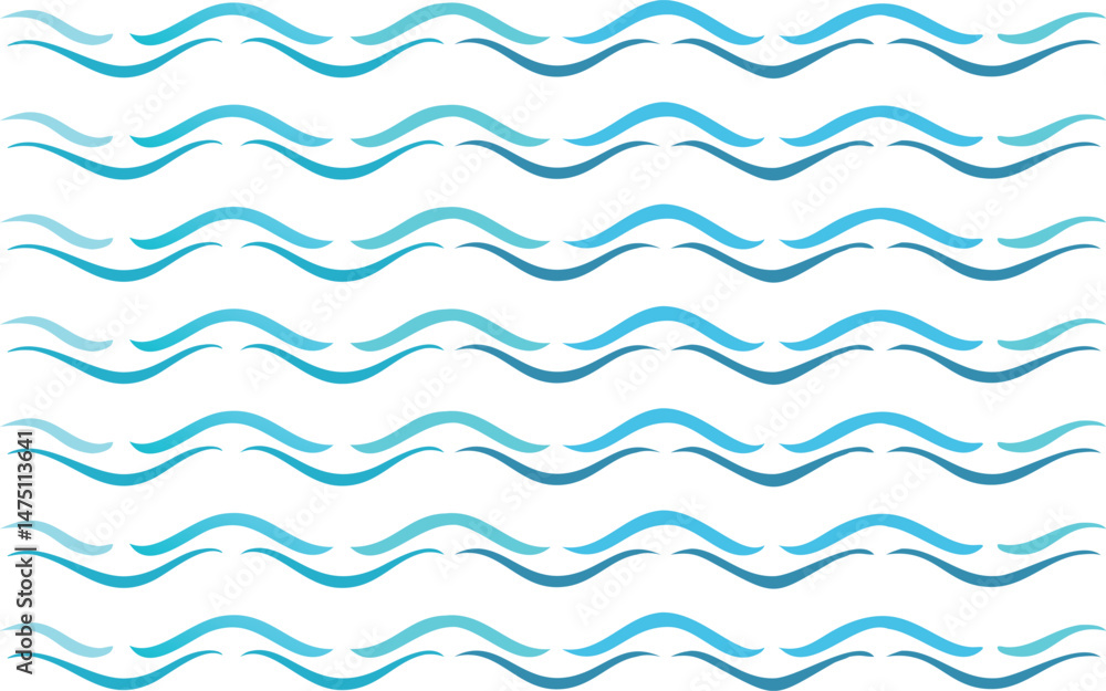 water wave line art pattern, wave beach vector, abstract sea water blue wave vector illustration water wave line art pattern, wave beach vector, abstract sea water blue wave vector illustration