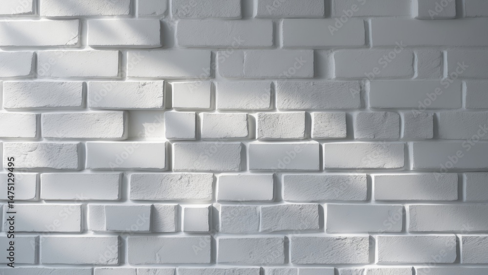 Home background made with white brick wall texture Home background made with white brick wall texture