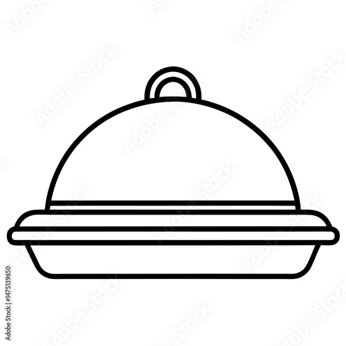 restaurant cloche icon