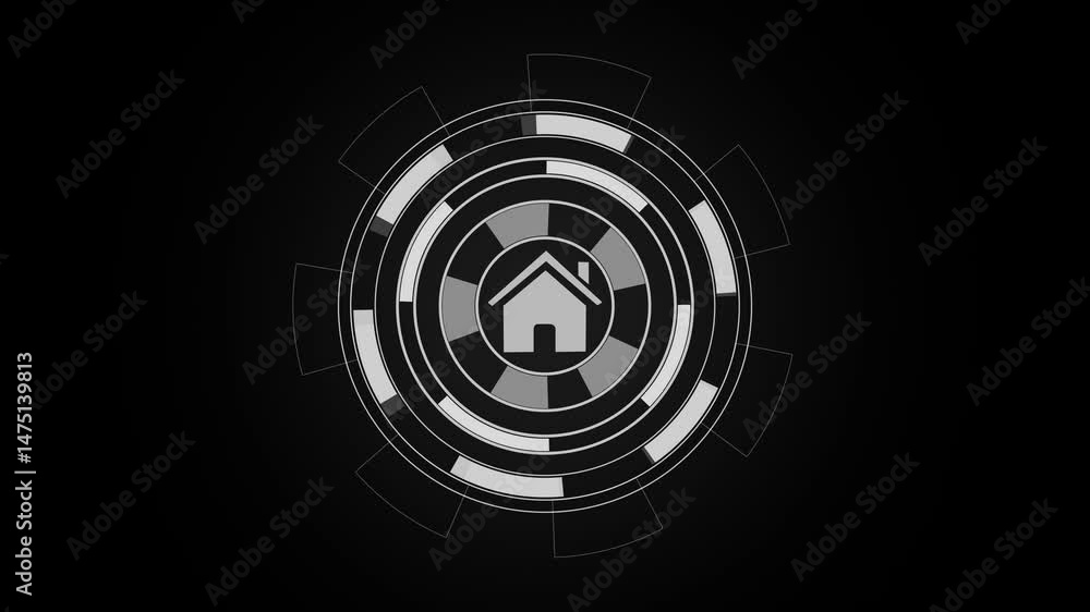 Digital hand holding home icon with glowing text AI on a dark background big data and AI machine learning to use generative AI for business support. UI, cloud database, search and manage documents Digital hand holding home icon with glowing text AI on a dark background big data and AI machine learning to use generative AI for business support. UI, cloud database, search and manage documents