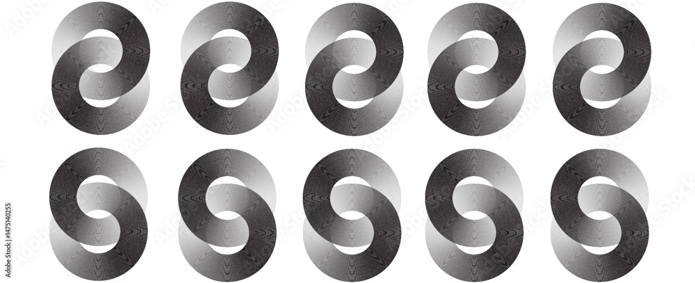 Abstract white background with black circle lines. Digital future technology concept. vector Abstract white background with black circle lines. Digital future technology concept. vector