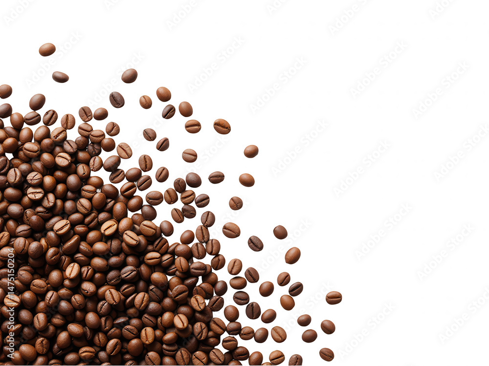 Roasted Coffee Beans Falling Dark Background Aromatic Beverage Rich Brown Coffee Beans Scattered Delicious Caffeine Energy Drink Premium Quality Coffee Beans Espresso Roasted Coffee Beans Falling Dark Background Aromatic Beverage Rich Brown Coffee Beans Scattered Delicious Caffeine Energy Drink Premium Quality Coffee Beans Espresso