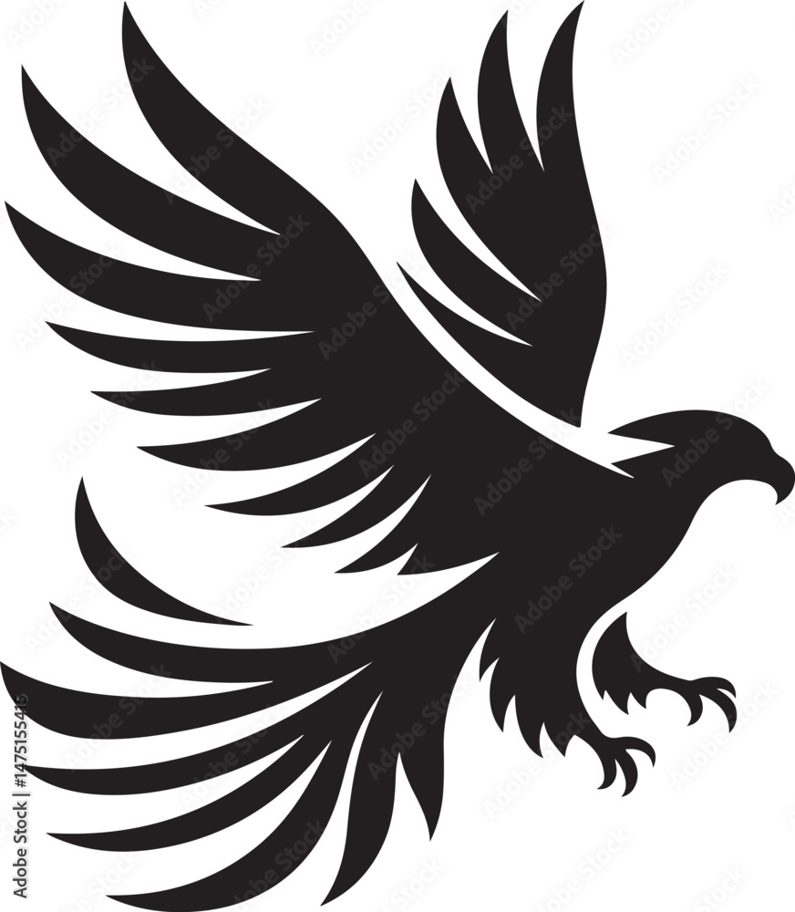 Obraz premium Eagle silhouette