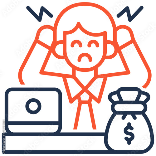 Financial Pressure  icon