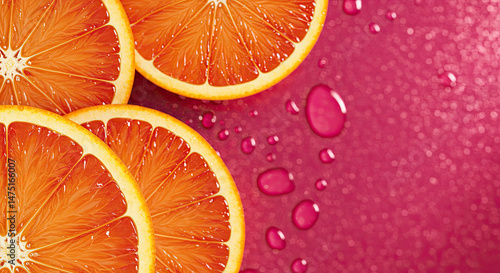 Juicy orange slices vibrant citrus summer freshness delightful thirst quencher