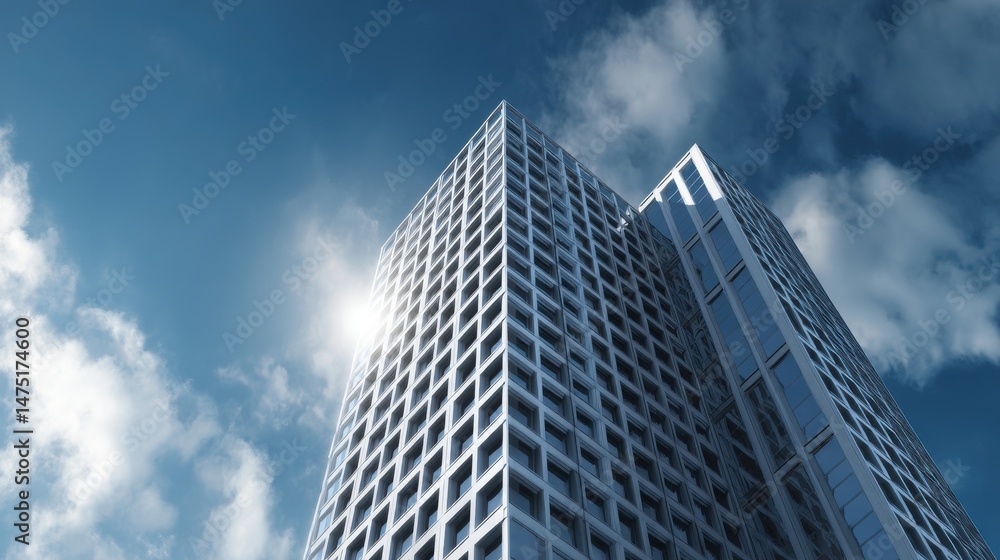 A 4K photo of generic modern building - symbol of success. A 4K photo of generic modern building - symbol of success.