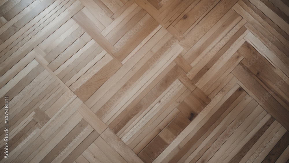 Patterned wooden floor with a checkered design using small square blocks Patterned wooden floor with a checkered design using small square blocks