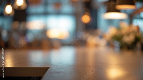 Wallpaper Mural Out-of-focus coffee shop or restaurant setting for background use Torontodigital.ca