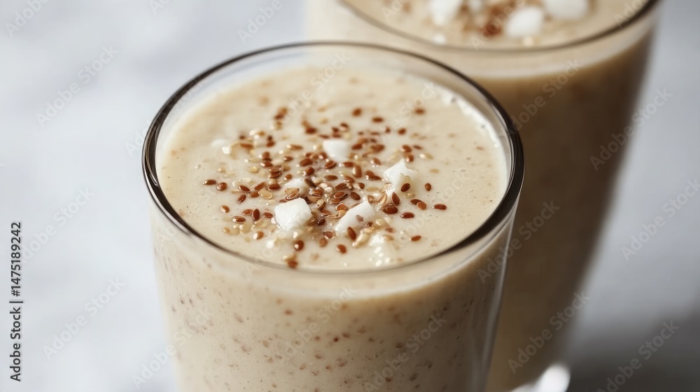 Creamy Banana Smoothie Recipe with Toasted Seeds Creamy Banana Smoothie Recipe with Toasted Seeds