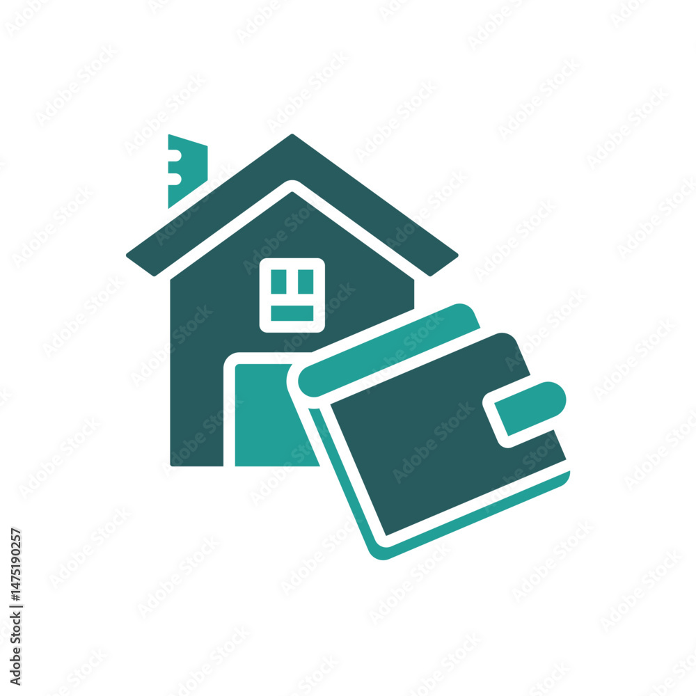 home loan icon. vector.Editable stroke.linear style sign for use web design,logo.Symbol illustration. home loan icon. vector.Editable stroke.linear style sign for use web design,logo.Symbol illustration.