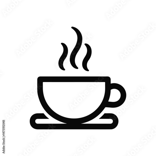Coffee Cup Icon Vector Illustration Eps