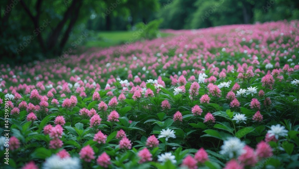 Growing here is the Himalayan balsam, recognized as an invasive plant species. Growing here is the Himalayan balsam, recognized as an invasive plant species.