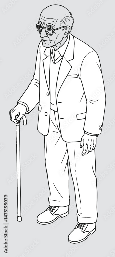 Old man_Axonometric view