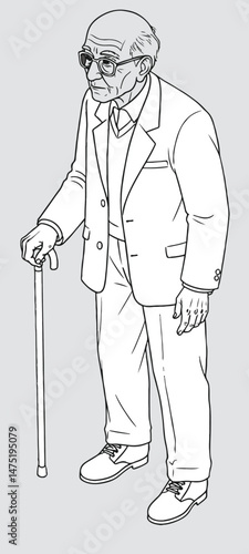 Old man_Axonometric view