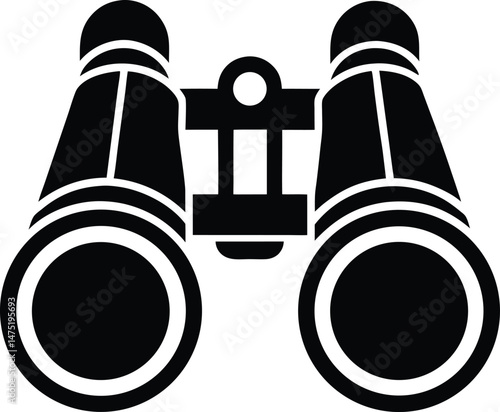 binoculars travel icon vector illustration