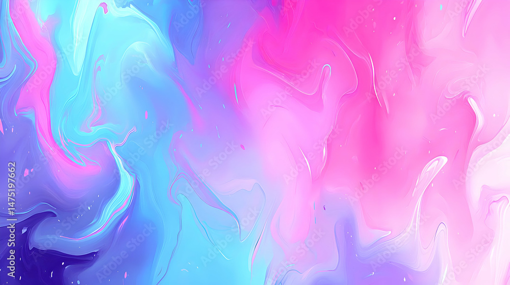 Obraz premium swirl with soft pastel tones and fluid movement